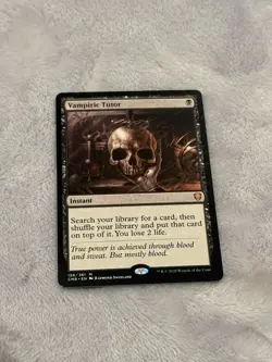 Vampiric Tutor Commander Legends Regular, Magic The Gathering PlayCard, Mtg - Image 1