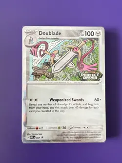 Pokemon TCG Perfect Order Build & Battle sealed Deck Doublade stamped - Image 1