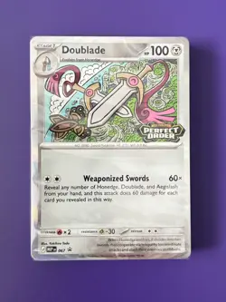Pokemon TCG Perfect Order Build & Battle sealed Deck Doublade stamped - Image 2