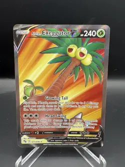 Alolan Exeggutor V (Full Art) Ultra Rare Pokemon GO 071/078 NM - Image 1