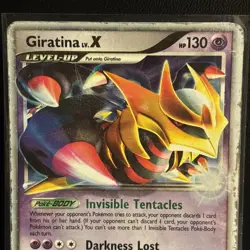 Giratina LV.X DP38 Diamond and Pearl Promo Holo Pokemon Card Poor Condition - Image 2