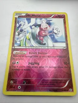 Mr Mime 52/83 Reverse Holo Pokemon Card 2016 Generations - Excellent LP - Image 1