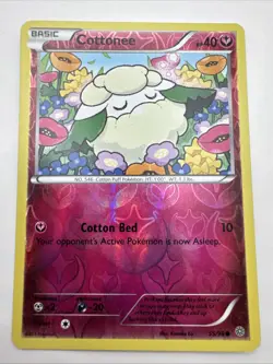 Pokemon Card XY Ancient Origins Reverse Holo Foil - Cottonee 55/98 - Image 1