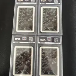 2010 POKEMON WHITE PLAYING CARDS 4 Card Graded Lot PSA - Image 2