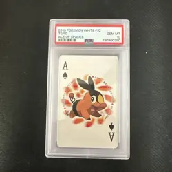 2010 POKEMON WHITE PLAYING CARDS 4 Card Graded Lot PSA - Image 3