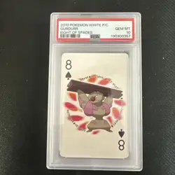 2010 POKEMON WHITE PLAYING CARDS 4 Card Graded Lot PSA - Image 4