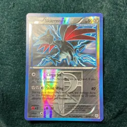 Pokemon TCG Skarmory Team Plasma Reverse Holo Rare 87/135 Plasma Storm HP90 Eng - Image 1