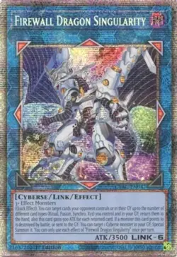 Yugioh! LP Firewall Dragon Singularity - CYAC-EN047 - Starlight Rare - 1st Editi - Image 1