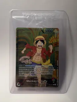 Carte One Piece TCG – Monkey D. Luffy OP13-001 – Musee Grevin Paris Exclusive - Image 1