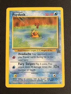 Pokemon Card - Psyduck WOTC Black Star Promo 20 - Image 1