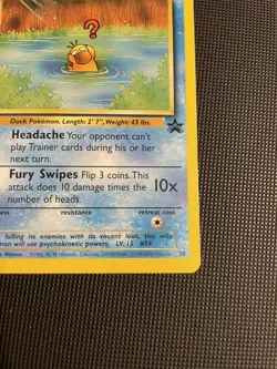 Pokemon Card - Psyduck WOTC Black Star Promo 20 - Image 5