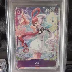Uta - OP02-120 (Premium Card Collection Uta OP02-120 One Piece Promo Foil PSA 9 - Image 2