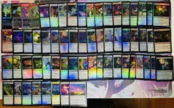 MTG TMNT Card Lot: Mythic, Showcases, Surge Foils, Rare Lands, 65 Foil C+UC - Image 5