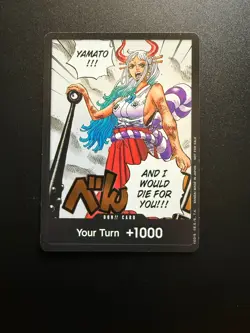 Yamato DON!! Card 1st Anniversary One Piece TCG English Foil! - Image 1