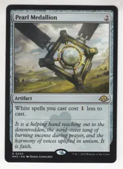 MTG Modern Horizons 3 Rare Card #294 Pearl Medallion - Image 1