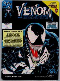 Eddie Brock (Borderless) 233 Foil Marvel's Spider-Man - Magic Gathering MTG - NM - Image 2