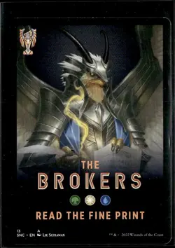 MTG Treasure Token 17/17 Streets Of New Capenna The Brokers 13 Lot 3 LP - Image 2