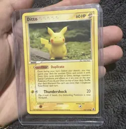 Ditto (Pikachu form) from the EX Delta Species set (2005, card #63/113) - Image 1
