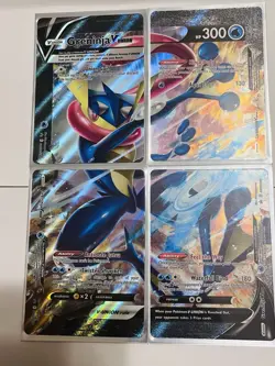 Greninja V-UNION SWSH159 Pokemon TCG Full Art Holo English 2021 Lot of 4 - Image 1
