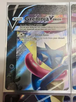 Greninja V-UNION SWSH159 Pokemon TCG Full Art Holo English 2021 Lot of 4 - Image 2