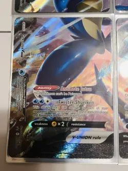 Greninja V-UNION SWSH159 Pokemon TCG Full Art Holo English 2021 Lot of 4 - Image 4