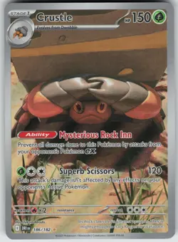 Crustle 186/182 Illustration Rare Holo Destined Rivals - Near Mint - Image 1