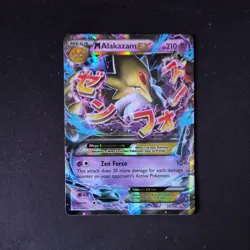 Pokemon M Alakazam EX 26/124 Fates Collide Mega Ultra Rare Holo - Image 1