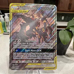 Pokemon TCG Umbreon & Darkrai GX SM241 Jumbo Promo TAG TEAM GX Holo 270HP - Image 1