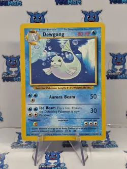 Dewgong 25/102 Pokemon Base Set MP - Image 1