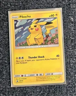 Pokemon Pikachu Sun & Moon Promo Holo Holofoil SM206 B 2019 - Image 1