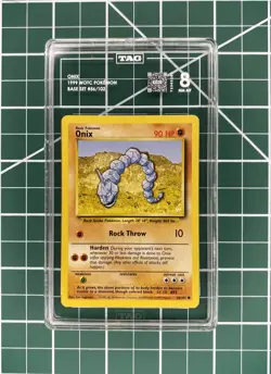 Pokemon TCG - Onix 1999 WOTC Base Set #56/102 - TAG 8 - Image 1