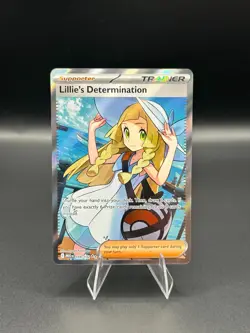 Lillie's Determination 169/132 Ultra Rare Pokemon TCG Mega Evolution NM - Image 1