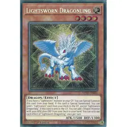 MP25-EN066 Lightsworn Dragonling : Prismatic Secret Rare 1st Edition NM YuGiOh - Image 1