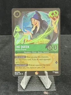 Disney Lorcana-Wilds Unknown-The Queen-Devious Disguise-#90-Cold Foil-M/NM - Image 4