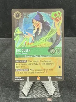 Disney Lorcana-Wilds Unknown-The Queen-Devious Disguise-#90-Cold Foil-M/NM - Image 1