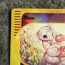 MEW #55/165 Holo Reverse Expedition E-Series 2002 Pokemon Card - Image 2