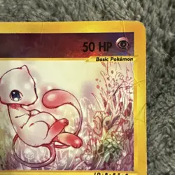 MEW #55/165 Holo Reverse Expedition E-Series 2002 Pokemon Card - Image 3