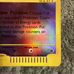 MEW #55/165 Holo Reverse Expedition E-Series 2002 Pokemon Card - Image 4