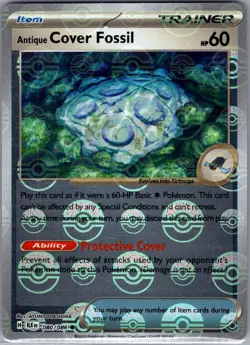 Antique Cover Fossil Poke Ball 080/086 SV: Black Bolt - Pokemon Card - NM - Image 1