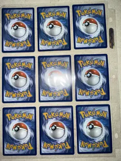 Pokemon TCG Fusion Strike Eevee Vaporeon Flareon Leafeon Glaceon 9-Card Lot - Image 3