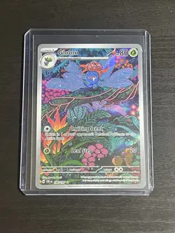 Pokemon Gloom 198/197 Obsidian Flames IR Illustration Rare Full Art Card NM ENG - Image 1