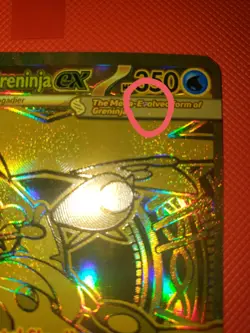 Gold Mega Greninja Ex MHR 122/086 From Chaos Rising MP Pokemon Card English - Image 4