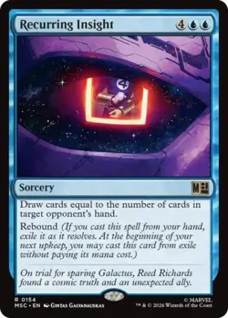 ~ Recurring Insight ~ NM ~ Commander: Marvel Super Heroes ~ MTG ~ - Image 1