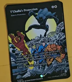 T'Challa's Protection - Teferi's (Borderless) Marvel Universe-Legal Regular - Image 1
