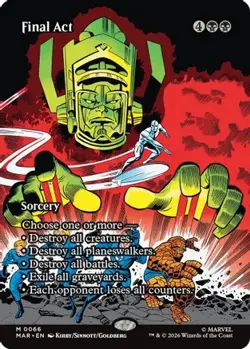 FINAL ACT (BORDERLESS) 66 MARVEL UNIVERSE ETERNAL-LEGAL MTG NM/M - Image 3