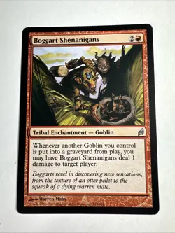 2007 Magic The Gathering Lorwyn Boggart Shenanigans #155 Light Play - Image 1
