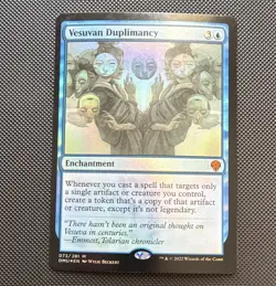 Wizards of the Coast MTG Vesuvan Duplimancy DMU Mythic Foil EN 073/281 - Image 1