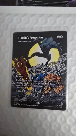 T'Challa's Protection - Teferi's Protection (Borderless) Marvel Universe... - Image 1