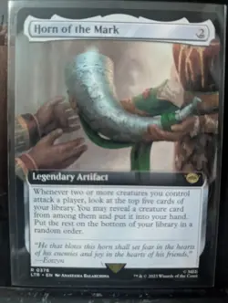 Horn of the Mark - Borderless 378 LTR MTG SealedinSleeve - Image 1