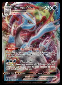 Pokemon Cards Kyurem VMAX 049/196 Lost Origin Holo VMAX Rare NM - Image 1